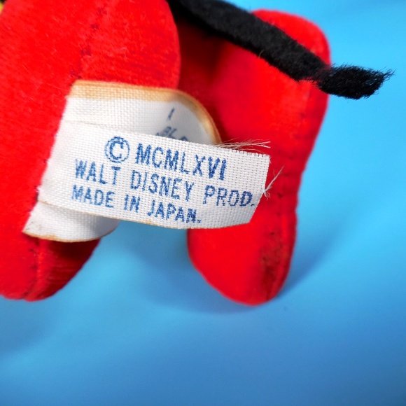 VTG 60s Original Disney Mickey Minnie Mouse Mini Stuffed Toy Disneyland CA MCM - Picture 7 of 13